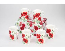 Heath McCabe Poppy Mug Set Heath McCabe Poppy Mug Set